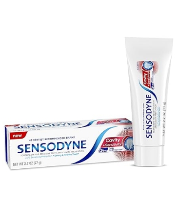 Pack of Sensodyne toothpaste