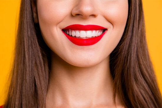 Periodontist drawing gum disease on a virtual screen.